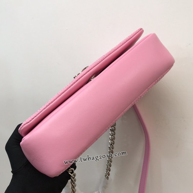 Burberry專門店新款羊皮小號TB蘿拉包 巴寶莉絎縫品牌格紋鏈條單肩挎背女包 yxb1538